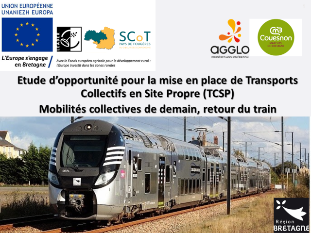 Etude TCSP - Train Pays de Fougères